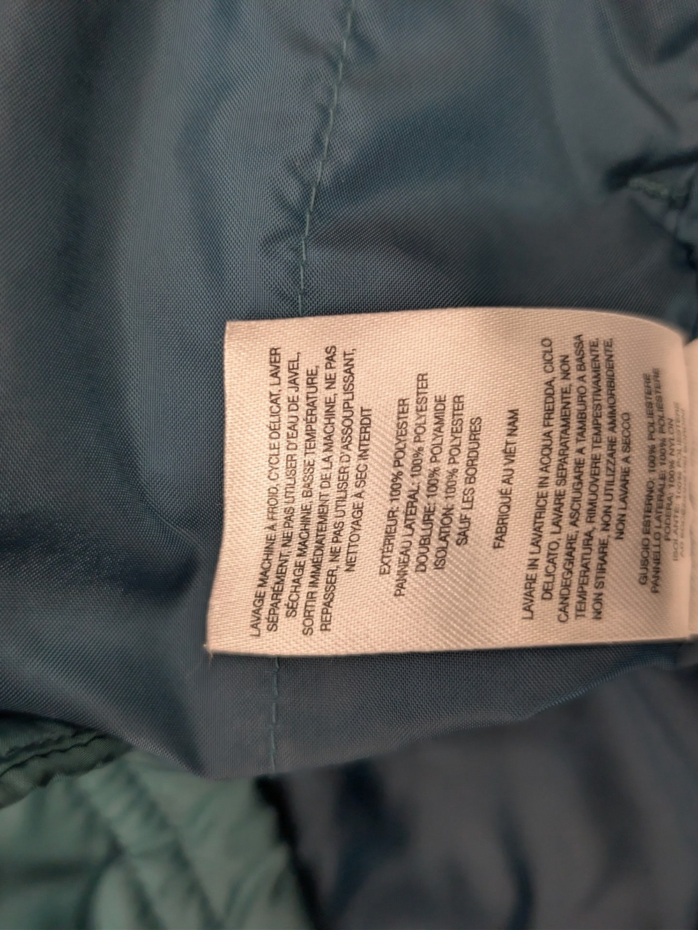 Columbia Lightweight Puffer Vest in Teal Green - Picture 7 of 8